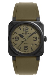 Bell & Ross New BR 03 Military Ceramic BR03A-MIL-CE/SRB