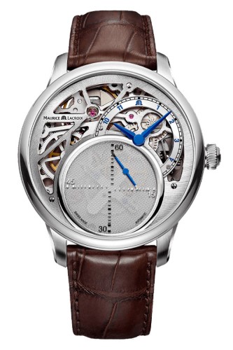 detail Maurice Lacroix Masterpiece Mysterious Seconds MP6558-SS001-096
