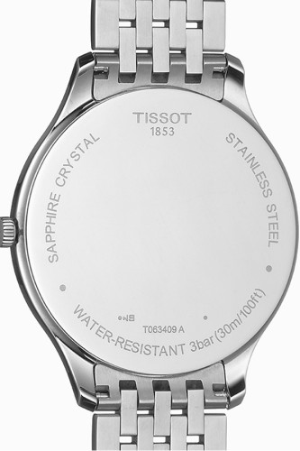 detail Tissot Tradition Quartz T063.409.11.018.00