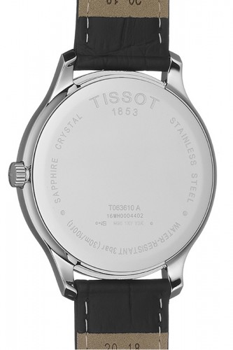 detail Tissot Tradition Quartz T063.610.16.058.00